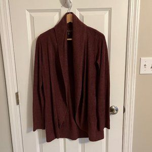Barefoot Dreams CozyChic Lite Circle Cardigan - Rosewood XS